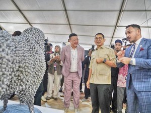 Buka Pameran Art Jakarta Garden, Fadli Zon Harap Seni Rupa RI Mendunia