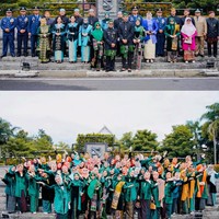 Margin memadukan kebaya dengan kain songket warna hijau bersama ibu-ibu TP-PKK Kabupaten Bandung. Penampilan ibu Wakil Walikota Bandung itu langsung mendapatkan banjir pujian dari warganet. Geulis pisan ibu ❤️, ucap akun @wildawidyaningrum. MasyaAllah tth meuni geulis ❤️, puji akun @indrie_destiany.Pake ijo gini cakeppp amaatt🔥🔥🔥, timpal akun @silvia.erick.Foto: Dok. Instagram @marginw.