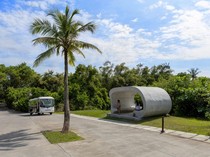 Pengembang di Bali Berhasil Bangun Halte Bus Cetak 3D, 4 Hari Selesai