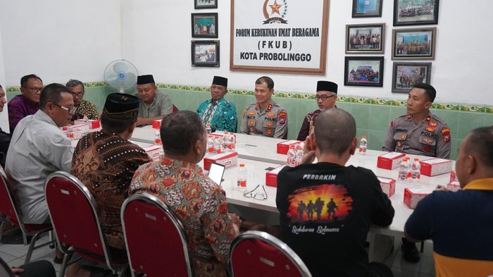 Kapolres Probolinggo Kota silaturahmi ke FKUB