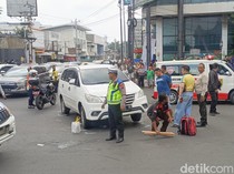 Innova Tabrak Pasutri di Jalan Pemuda Semarang, Istri Masuk Kolong Mobil