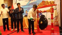 Yassierli membuka Kongres Konfederasi Serikat Buruh Sejahtera Indonesia (KSBSI) yang berlangsung pada 23-25 April 2025.