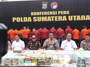 191 Kg Sabu-74 Butir Ekstasi di Sumut Diduga Bakal Diedarkan di Lokasi Ini