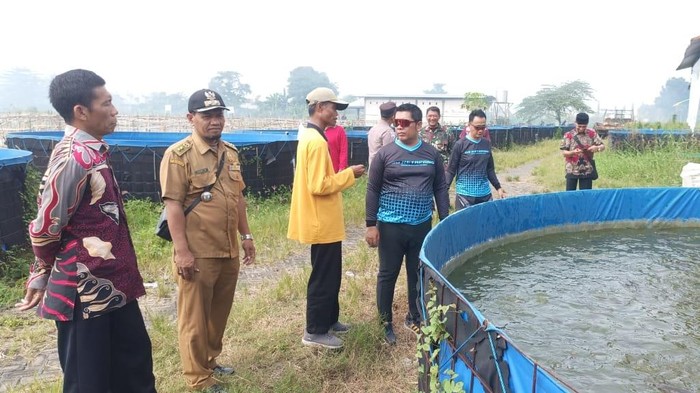 Polsek Gempol Pasuruan gandeng Gapoktan kembangkan budidaya lele