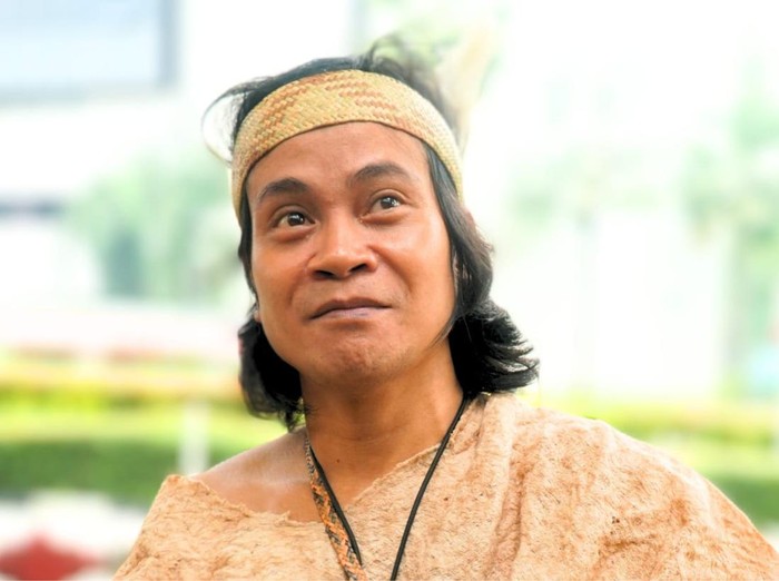 Potret seorang suku Punan Batu yang mendiami Gunung Batu Benau