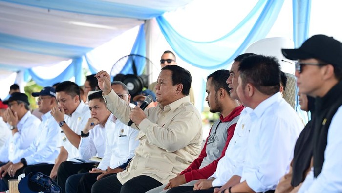 Prabowo di Ogan Hilir, Sumatera Selatan.