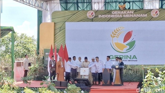 Prabowo luncurkan program Gerakan Indonesia Menanam