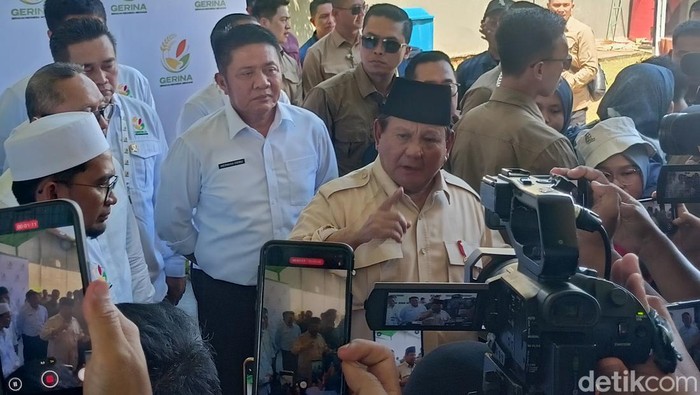 Presiden Republik Indonesia Prabowo Subianto di Banyuasin