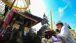 Ratusan Umat Hindu Rayakan Galungan di Depok