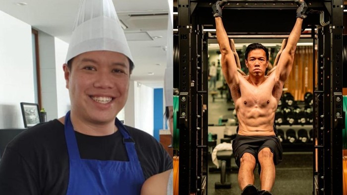 Seorang chef profesional di Singapura berhasil menurunkan berat badannya hingga 30 kg selama 3 tahun.