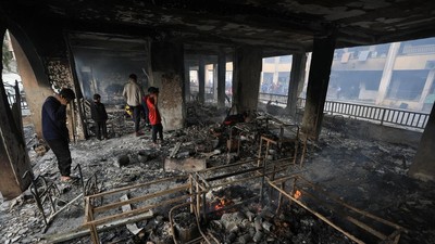 Serangan Israel Hantam Sekolah Pengungsian di Gaza