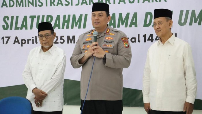 Silaturahmi MUI Jakarta Utara dengan Kapolres Tanjung Priok. (Dok. ist)