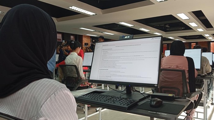 Suasana UTBK di UI Suasana UTBK di UI