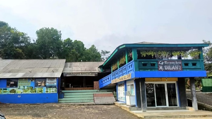 TKP teror tempat Teguh tiba-tiba diintimidasi dan dianiaya sejumlah orang