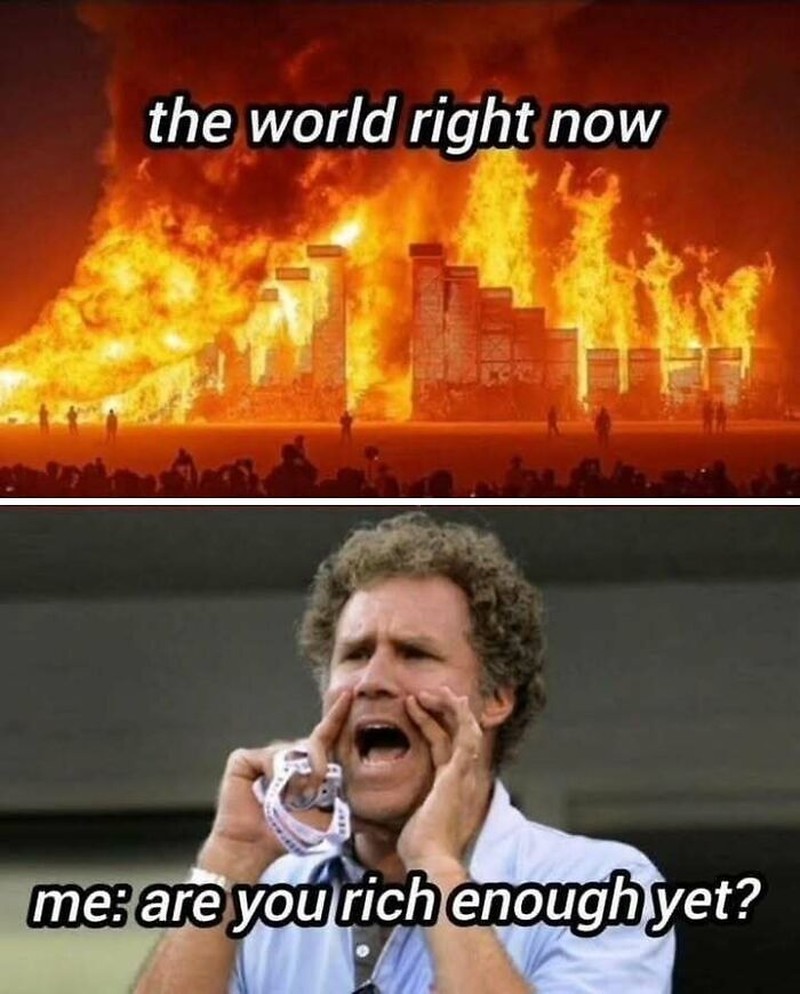 Meme buatan warganet dunia ini menyindir kapitalisme yang terjadi di sejumlah tempat. Dari berikut ini, mana yang paling jleb?