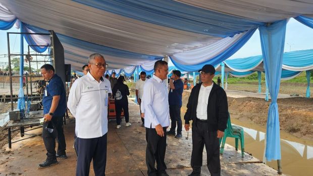 Dirut PT Pusri Palembang menghadiri peluncuran Gerakan Indonesia Menanam di Ogan Ilir.