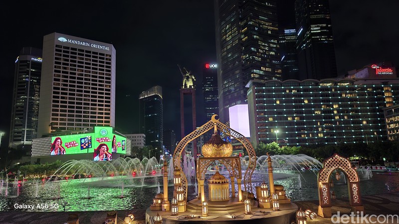 Hasil foto malam Samsung Galaxy A56