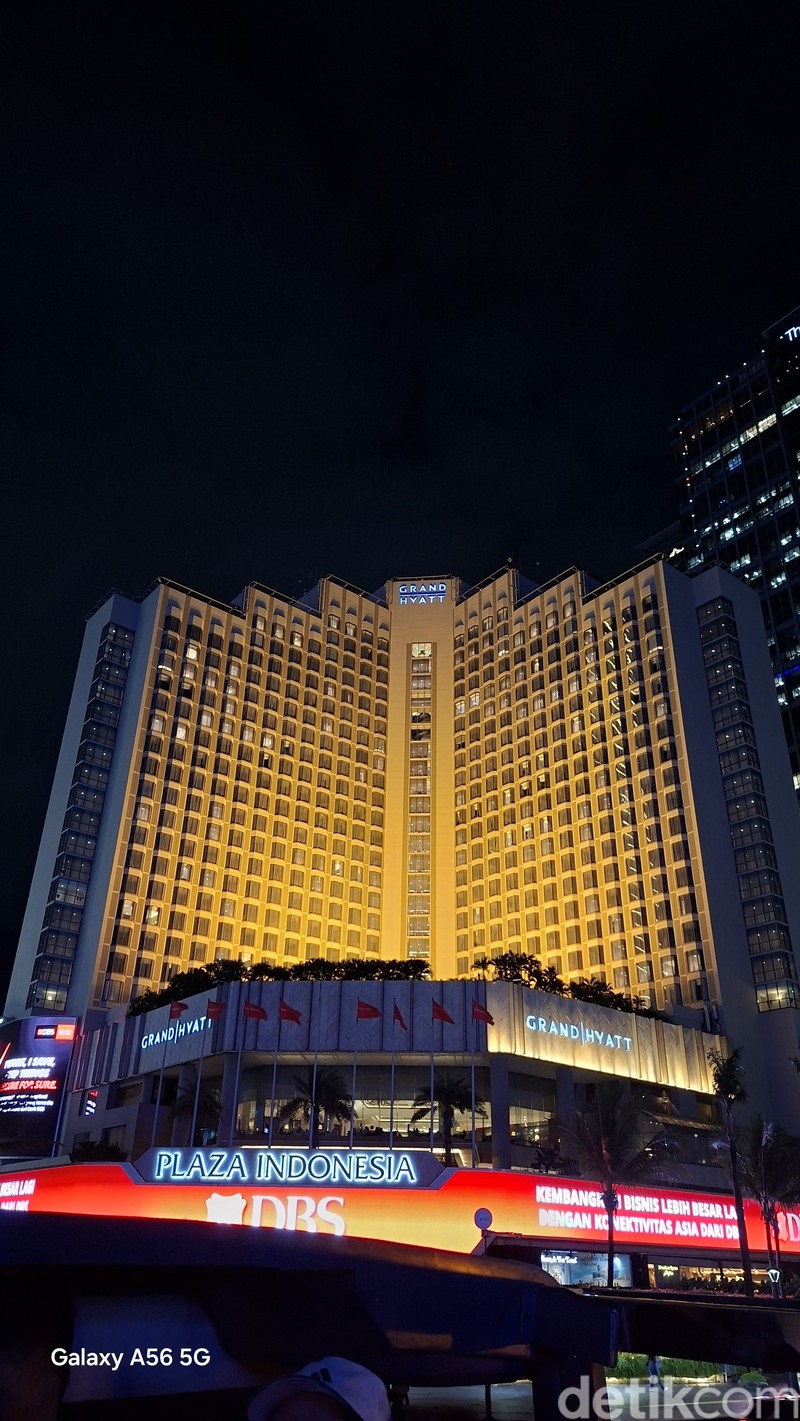 Hasil foto malam Samsung Galaxy A56