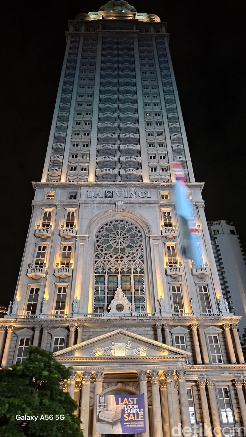 Hasil foto malam Samsung Galaxy A56