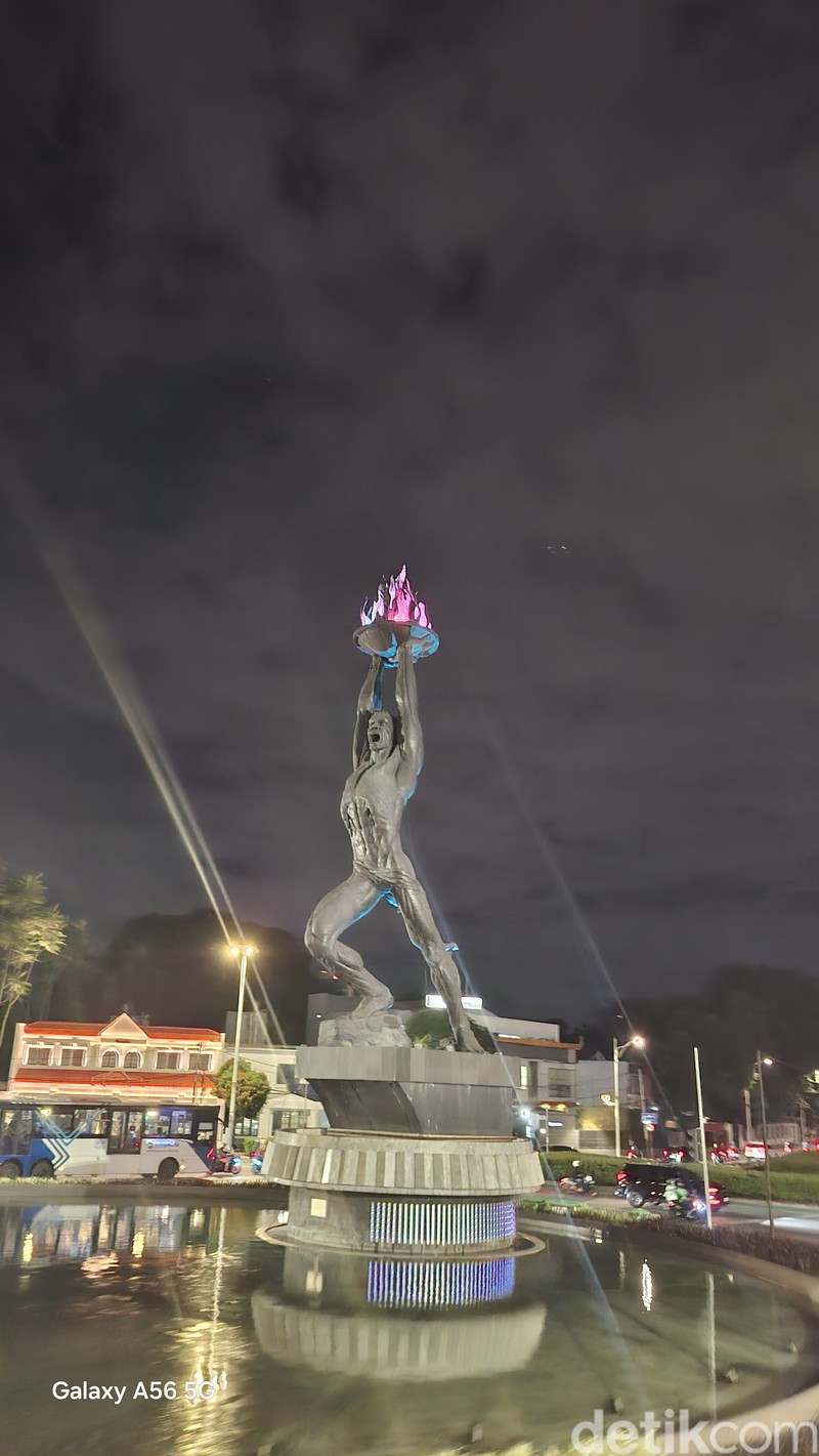 Hasil foto malam Samsung Galaxy A56