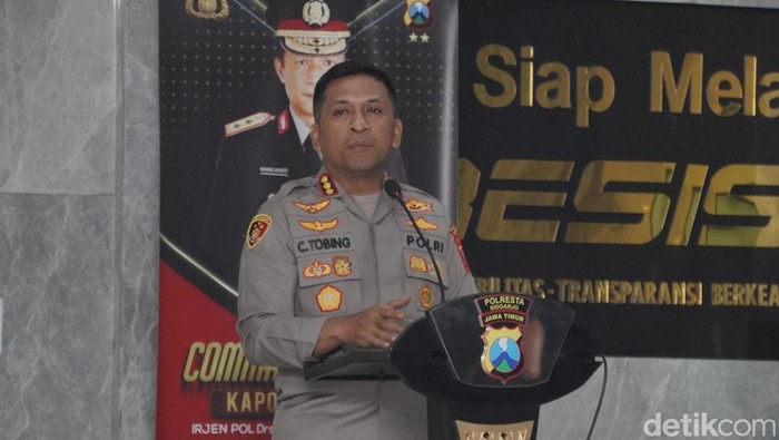 Kapolresta Sidoarjo Kombes Christian Tobing