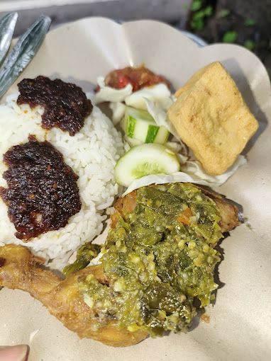Nasi bebek Rp 20.000