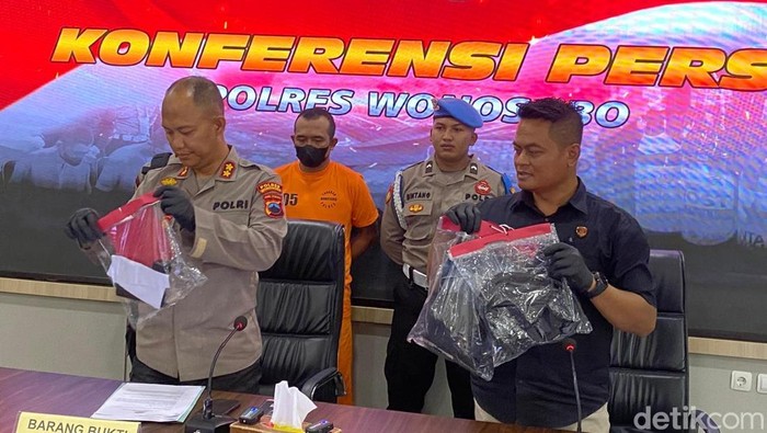 Pelaku penembakan dengan pistol jenis airsoft gun yang ditangkap Satreskrim Polres Wonosobo, Kamis (24/4/2025).