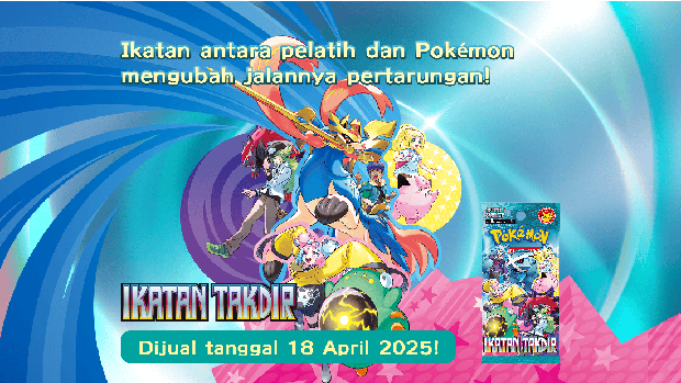 Peluncuran Seri Kartu Pokemon Ikatan Takdir digelar di CGV Grand Indonesia pada Kamis (24/4/2025).