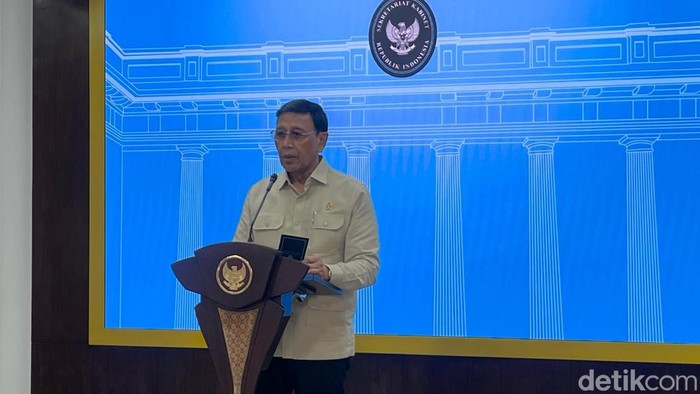 Penasihat Khusus Presiden Wiranto bertemu Presiden Prabowo Subianto membahas sejumlah hal salah satunya terkait 8 tuntutan Forum Purnawirawan TNI. (Eva Safitri/detikcom)