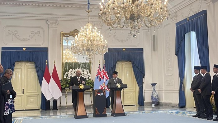 Presiden Prabowo dan Perdana Menteri Republik Fiji Sitiveni Rabuka