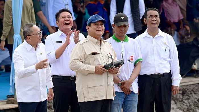 Presiden Prabowo Subianto meluncurkan program Gerina di Ogan Ilir.