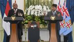 Momen Presiden Prabowo Terima Kunjungan PM Fiji di Istana Merdeka