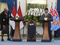 Momen Presiden Prabowo Terima Kunjungan PM Fiji di Istana Merdeka