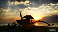 Perahu jukung di Bali