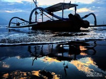 Potret Perahu Jukung Khas Bali