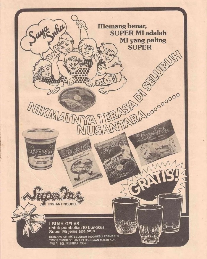 10 Potret Poster Iklan Makanan dan Minuman Tahun 1980-an 10 Potret Poster Iklan Makanan dan Minuman Tahun 1980-an