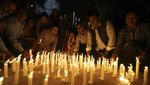 Aksi Damai Warga India untuk Korban Serangan Militan