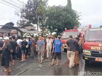 Kebakaran Bengkel di Dekat Stadion BJ Habibie Jelang PSM Vs Bali United