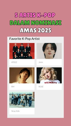 Video: Potret 5 Artis K-Pop dalam Nominasi American Music Awards 2025 
