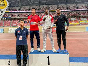 Atlet Atletik Asal Papua Sabet Medali Emas di Singapore Open 2025