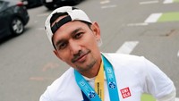 Six Stars Medals World Marathon Majors adalah medali yang didapatkan oleh pelari yang menyelesaikan six world marathon majors, yakni Tokyo, Boston, London, Berlin, Chicago, dan New York. Foto: dok. Instagram Ibnu Jamil