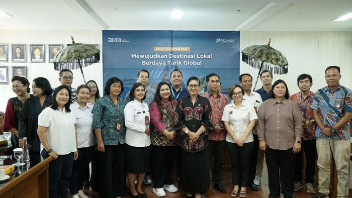 FGD Port Tourism di Ruang Rapat Paruman Agung Kantor PT Pelabuhan Indonesia Sub Regional Bali Nusra, Jumat (25/4/2025). (IST)