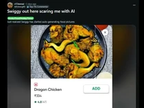 Gegara AI Menu Ayam Naga di Resto Online Ini Bikin Ngakak