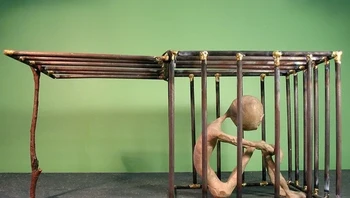 Cage of Depression menangkap perjuangan orang-orang yang menghadapi masalah kesehatan mental yang tak terlihat. Foto: Reddit Wolfmoss via Brightside