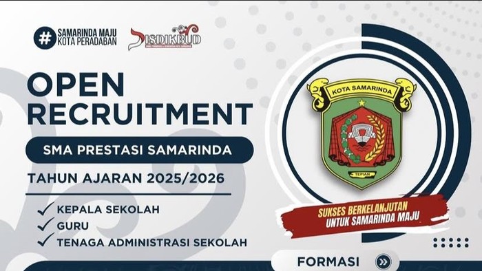 Lowongan SMA Prestasi Samarinda.