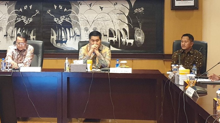 Menteri Hukum Supratman Andi Agtas, Menteri PKP Maruarar Sirait, Ketua Umum DPP REI Joko Suranto