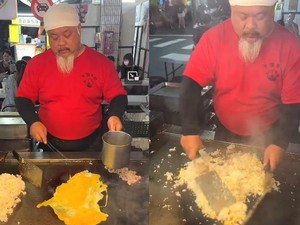Nasi Goreng Kaki Lima di Pasar Malam Ini Paling Terkenal di Taiwan