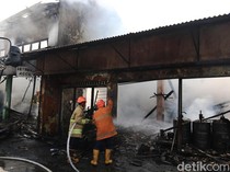 Kebakaran Toko Onderdil di Pakem Sleman Diduga gegara Aki Meledak