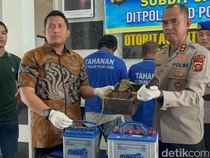 Polairud Jambi Tangkap 2 Pelaku Illegal Fishing di Sungai Batanghari