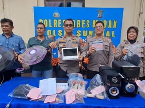 Komplotan Maling Bobol Rumah Anggota TNI-Polri di Medan, 4 Ditangkap